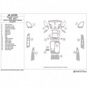 Dash trim kit wood and carbon Hyundai Tucson 2014-UP. Set L2133.