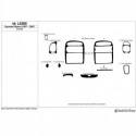 Dash trim kit wood and carbon Hyundai Starex (H1) 1997-2007. Set L2285.