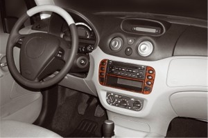 Citroen C2, C3 2002-2004 dash trim kit