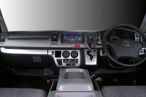 Toyota Hiace 2010-Up dash trim kit